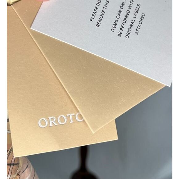 OROTON Sz 8 Plaid Check Wrap Long Sleeve Shirt Dress NWT Fall - Picture 3 of 7